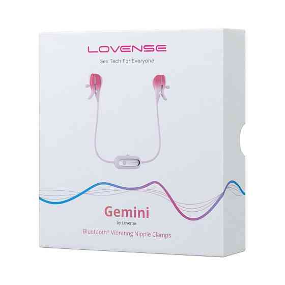 Смарт-вибратор для груди Lovense Gemini, регулировка сжатия соска, можно носить Sex Aura Киев