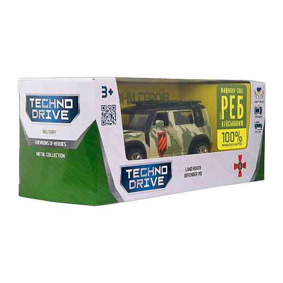 Автомодель серії Шеврони Героїв - Land Rover Defender 110 - 3 ОШБр Дніпро