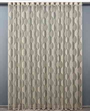 Тюль VR-Textil 1999т Жакард Бежевий 400х270 см (42-1016) Київ