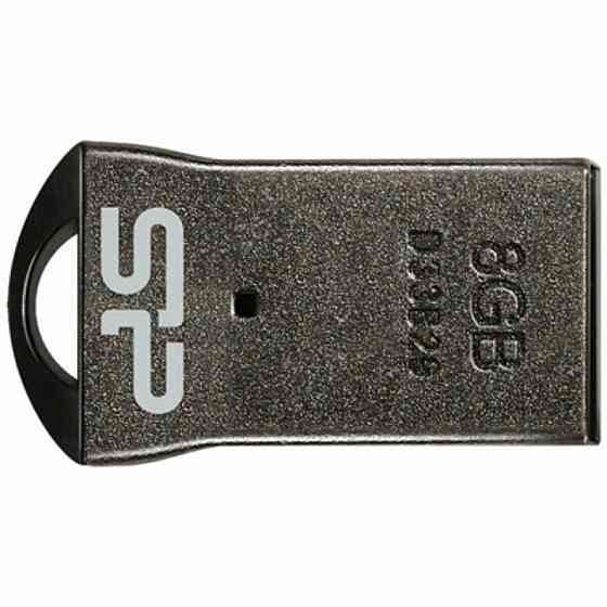 Flash SiliconPower USB 2.0 Touch T01 8Gb Black metal Киев