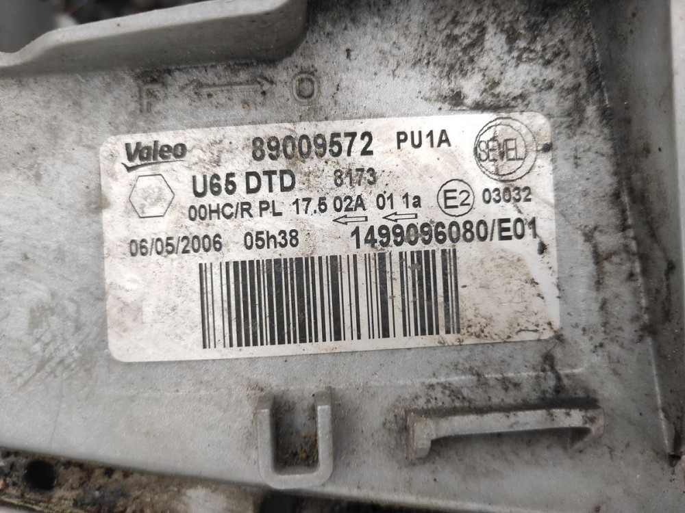 Фара права Fiat Scudo 2004-2006 Ковель - изображение 3