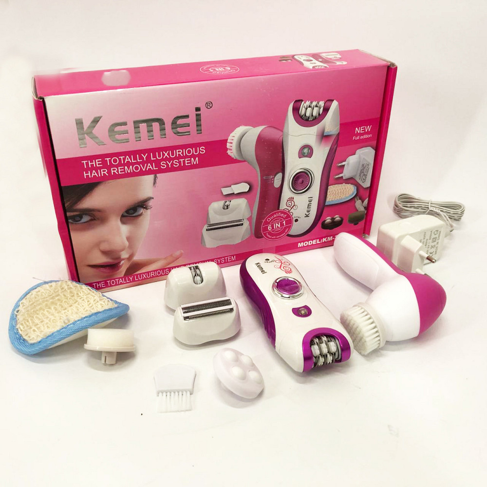 Бездротовий епілятор для зони бікіні Kemei KM-3066, Тример для депіляції Депілятор ніг і бікіні PK-83 Львів - фото 6