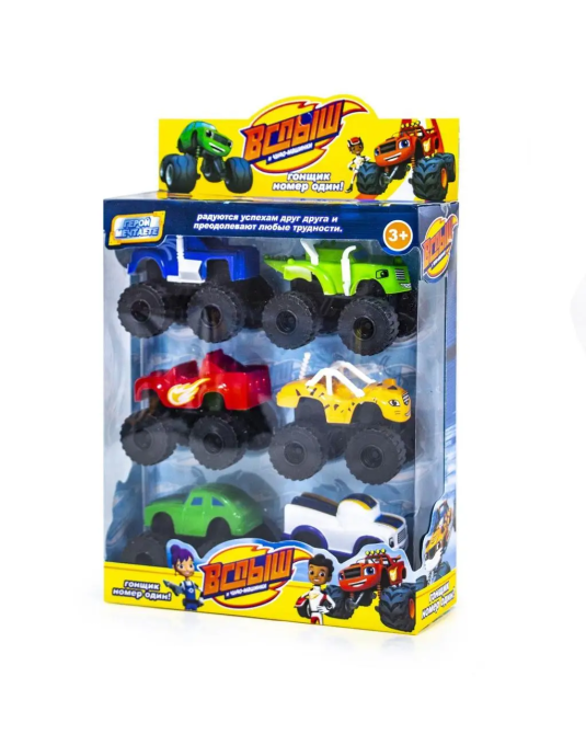 Набір машинок "Спалах та диво-машинки" (6 шт) Одеса - фото 2