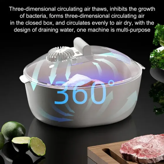 Модернизированная машина для размораживания замороженных продуктов машина для размораживания лотков 360 ° устройство для размораживания Коломыя