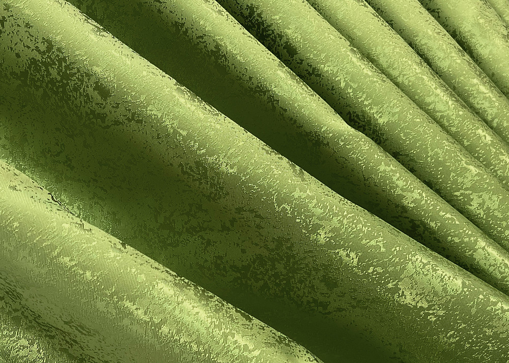 Комплект готовых штор VR-Textil Жаккард Мрамор Al1 № 1907ш Оливковый 100х270 см 2 шт (31-974) Киев - изображение 6