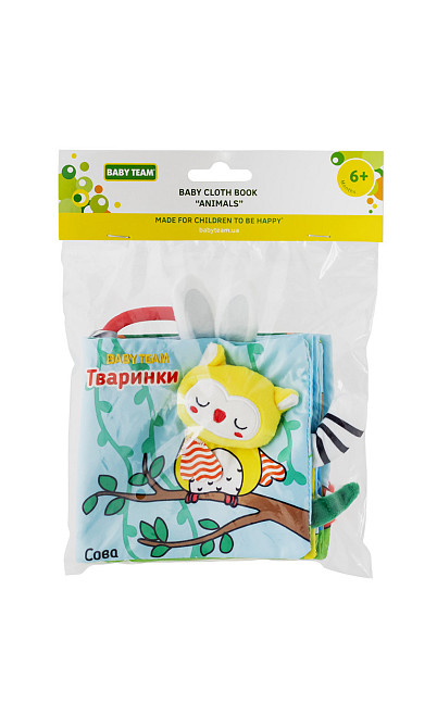 Іграшка-книжка текстильна "Тваринки" 6+ Baby team Різні кольори Кривий Ріг - фото 8
