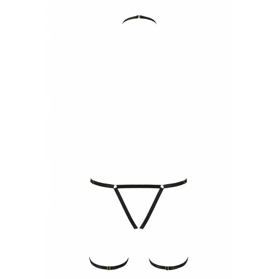 Портупея-стрепи на все тіло Passion Exclusive BRENDA L/XL, black Львов - изображение 6