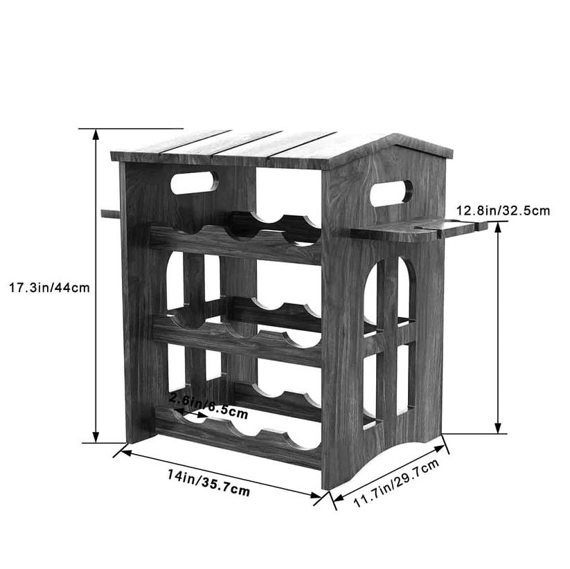 Настольная винная полка 