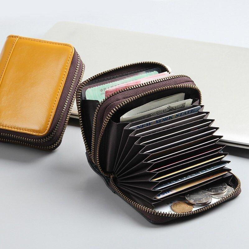 Візитниця Vintage 14963 шкіряна Жовта Київ - фото 6