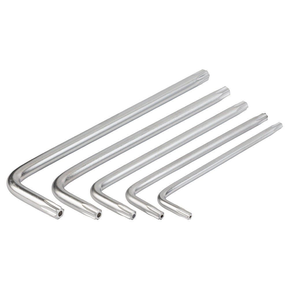 Ключи TORX 9шт T10-T50мм CrV (средние с отверстием) SIGMA (4022221) Ровно - изображение 4