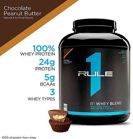 Протеїн Rule One Whey Blend 2.27 кг, Chocolate peanut butter Луцьк