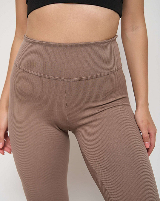 Лосини жіночі в рубчик Nicoletta 10076 Бежевий, XL Київ - фото 6