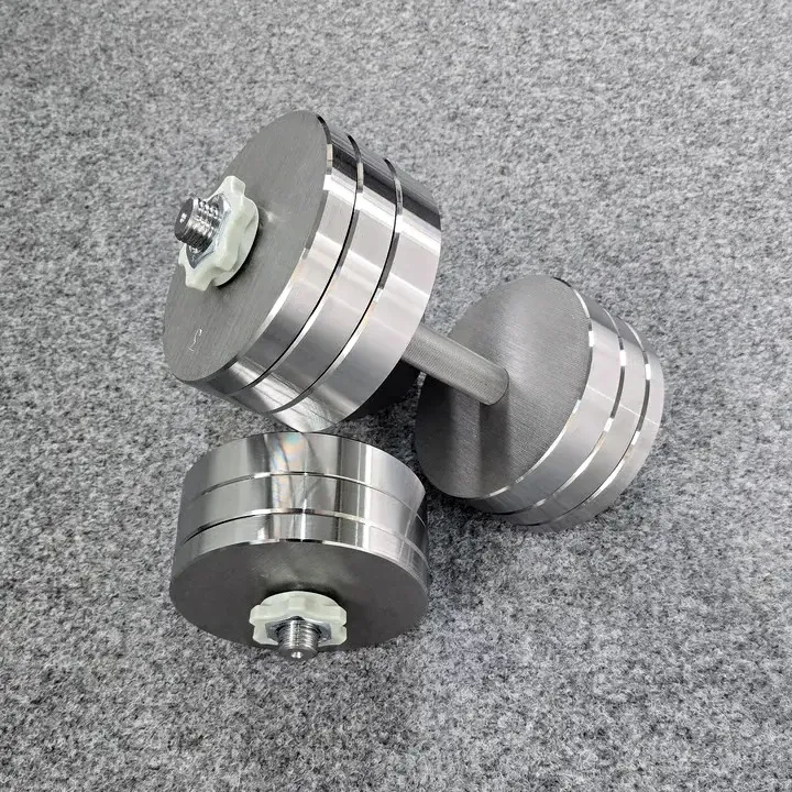 Гантелі складальні 2 * 28 кг (Загальна вага 56 кг) металеві домашні розбірні для дому Київ - фото 1