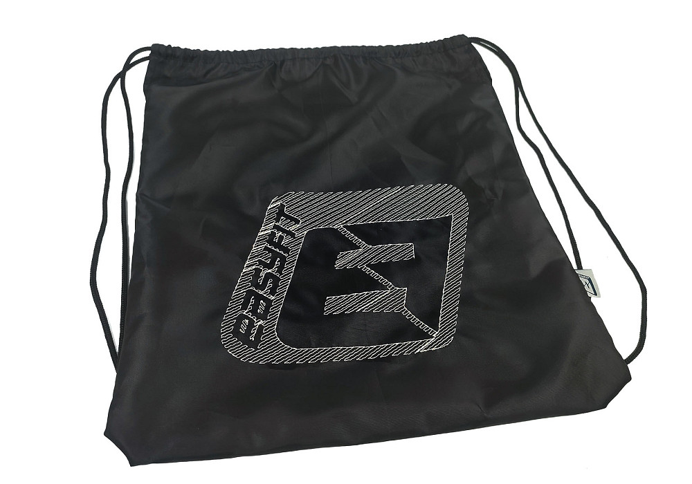 Сумка спортивна для взуття або інвентарю EasyFit чорна Коломия - фото 4