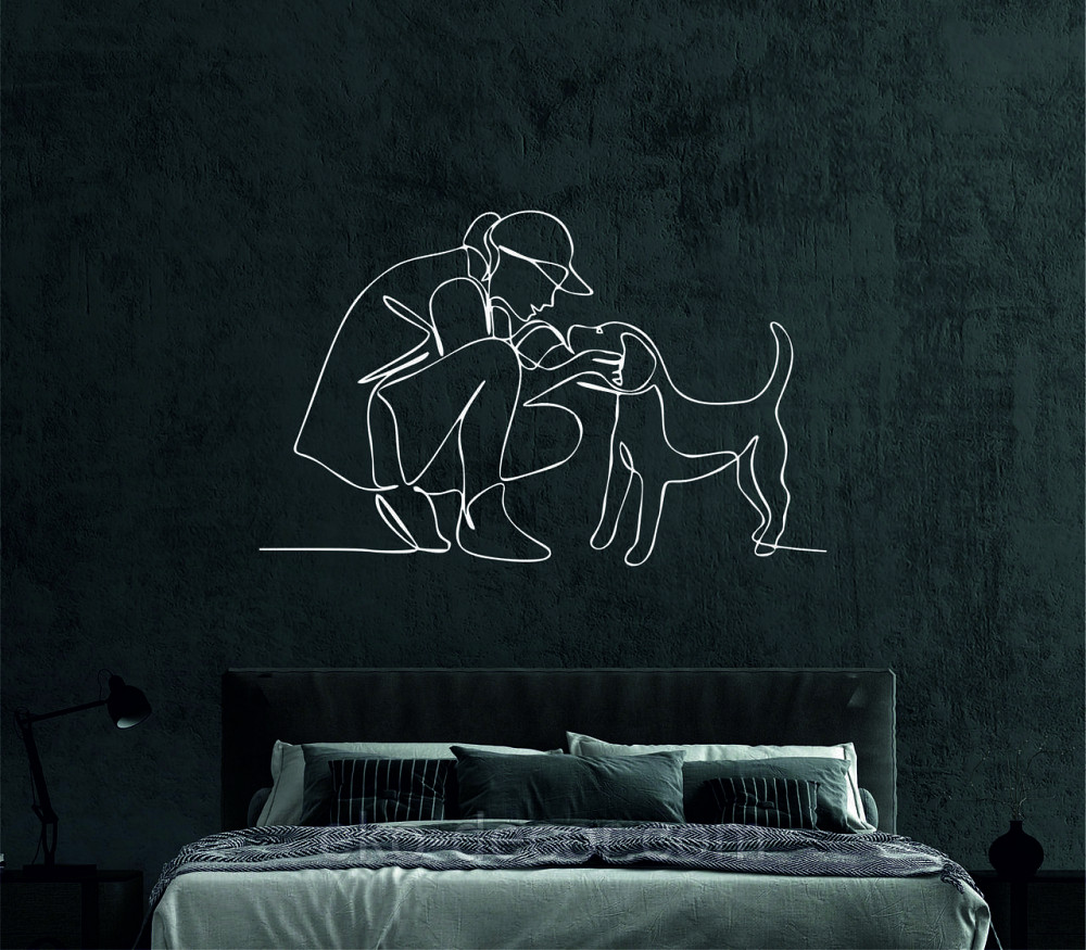 Декоративное настенное Панно «Друг» Декор на стену 70*43 см, Белый Киев - изображение 4