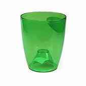 Вазон Орхідея 15*17см зелений прозорий Алеана Житомир