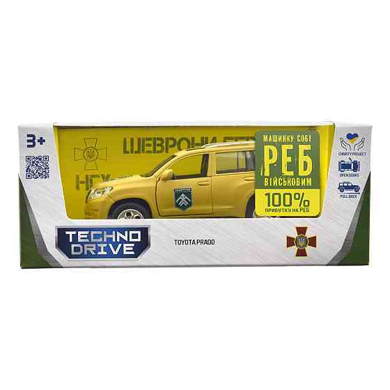 Автомодель серії Шеврони Героїв - Toyota Prado - Хартія Дніпро