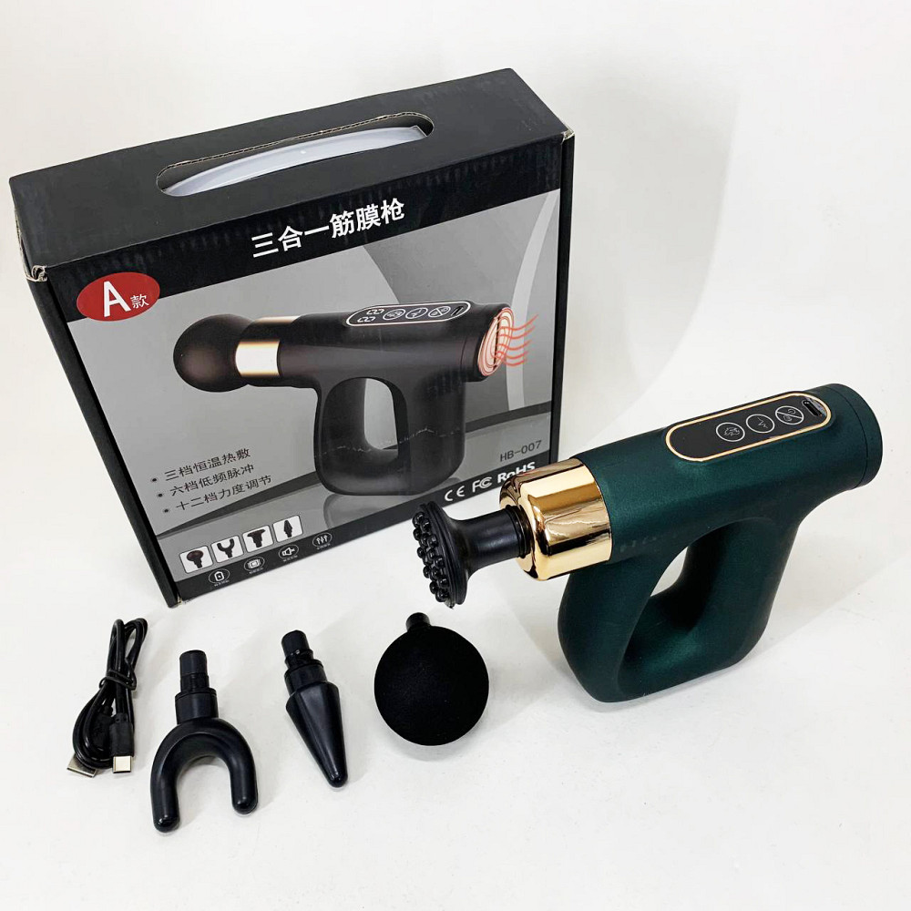 Масажер для спини ручний HB-007, Апарат для масажу м'язів Універсальний масажер шиї та тіла PZ-77 Івано-Франківськ - фото 9