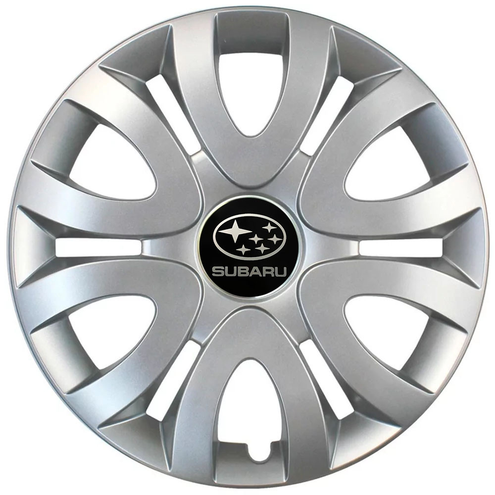 Автомобильные модельные колпаки R15 Subaru 330 4шт, SJS, серебряные Киев - изображение 1