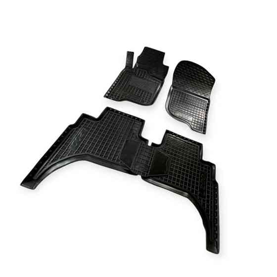 Килимки салону автомобіль Mitsubishi l 200 (2011-2015), Pajero Sport (2008-2016) борт 2,5 см, з перемичкою Мукачево