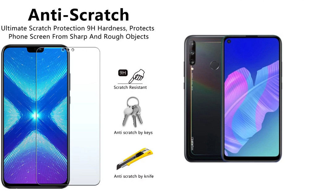 Защитное стекло NeoGlass для Huawei P40 Lite E – ультрапрозрачное и устойчивое Киев - изображение 1