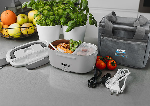 Ланч-бокс з підігрівом від 230В і 24В з термосумкою Noveen LB2410 Київ - фото 2