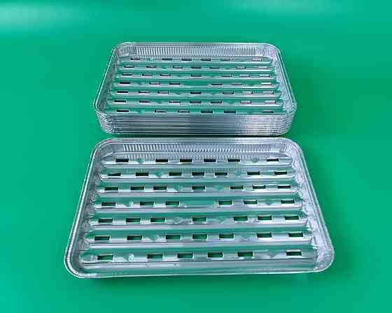Форма для гриля прямокутна алюмінієва 1550 мл X20G 100 шт. в пакованні (1 пачка) Харків