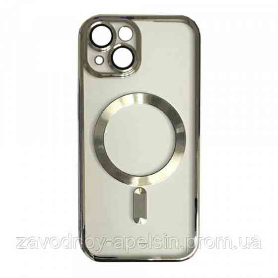 Iphone 15 Чехол магнит Natural Titanium (серебро) Одесса