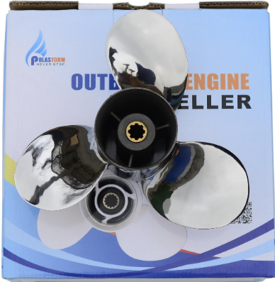 Винт Лодочный Polaris Yamaha Нержавейка 20—30 Hp (9-7/8 X 12-F) 10 шлицов Киев - изображение 2