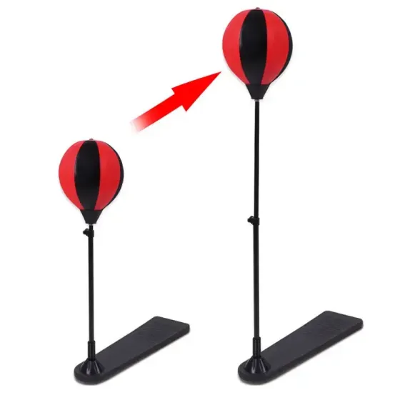 Боксерский набор с надувной грушей на стойке 120 см и перчатками / Детский боксерский набор Коломия