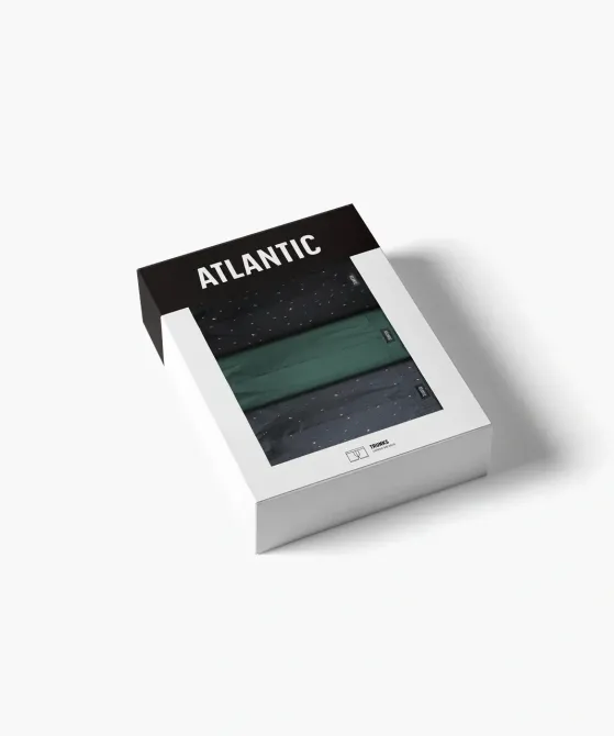 Мужские шорты транки Atlantic, хлопок. Набор 3 шт. 3MH-204 XL Киев - изображение 2