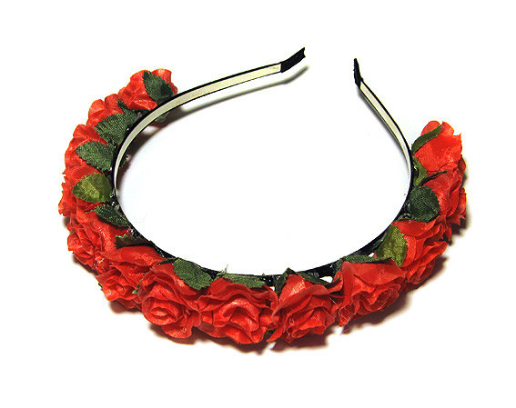 Обруч для волос Розы красные Киев - изображение 1