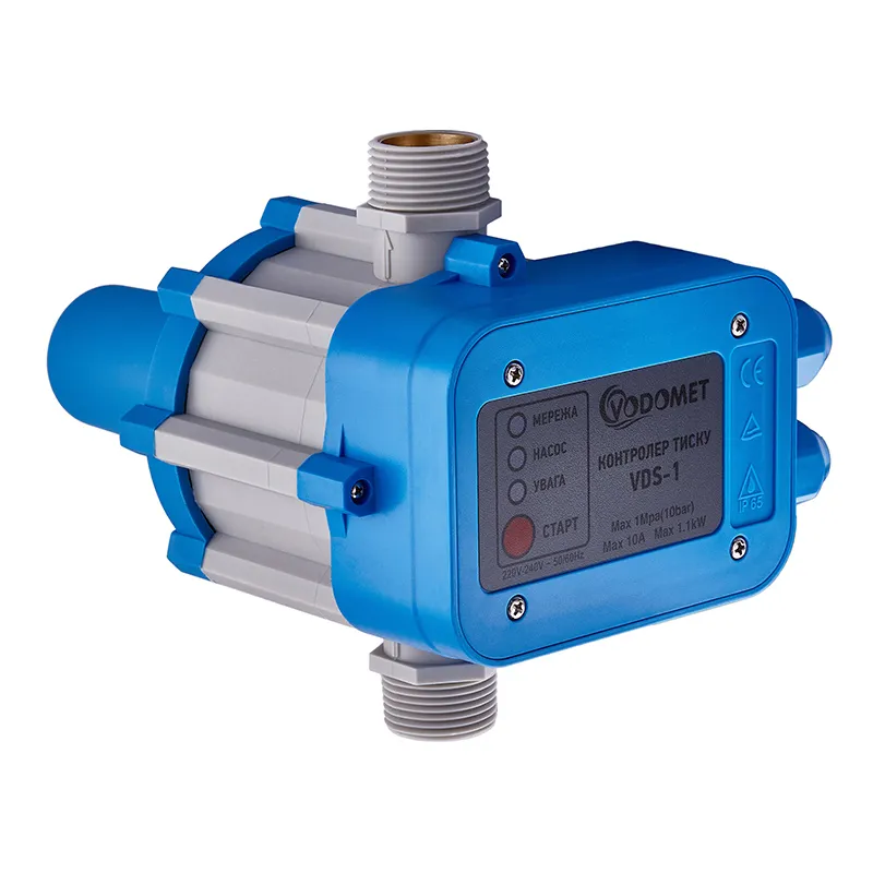 Контролер тиску Vodomet VDS-1 електронний для насоса 1,1кВт,1", з кабелем (VO4200) Київ - фото 1