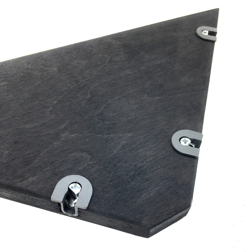 Угловая настенная полка 