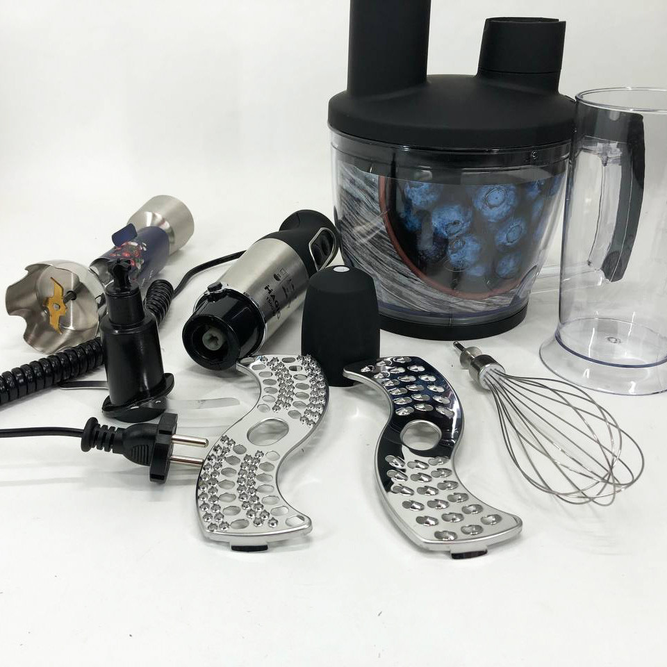 Блендер кухонний занурювальний для кухні, Потужний блендер для приготування коктейлів і смузі MB-46 Львів - фото 18