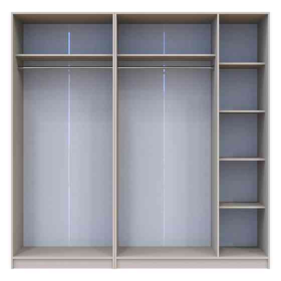 Комплект шкафов для одежды Doros Промо (2 шт.) 225х48х204 см Кашемир (DRS-011212) Днепр