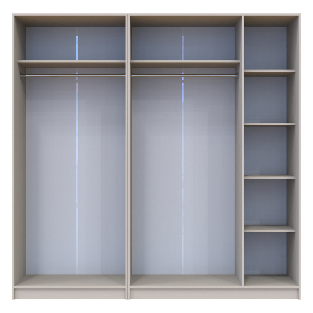 Комплект шаф для одягу Doros Промо (2 шт.) 225х48х204 см Кашемір (DRS-011212) Дніпро - фото 6