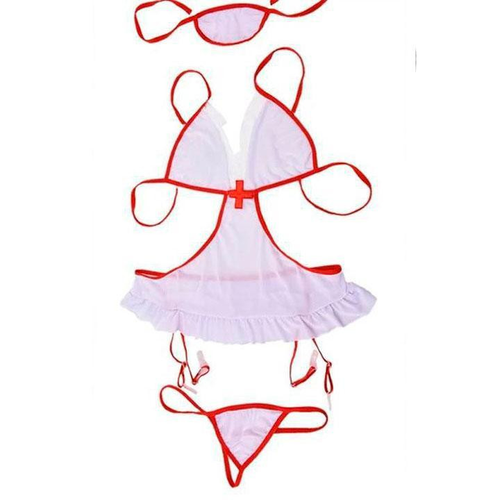 Рольовий костюм медсестри з підв'язками для панчох L-XL Вінниця - фото 8