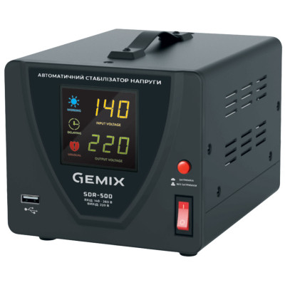 Стабилизатор Gemix SDR-500 (SDR500.350W) Винница - изображение 1
