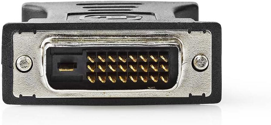 Адаптер DVI-D на VGA (гнездо) прямой корпус PVC черный Киев - изображение 3