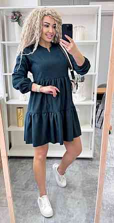 Женское базовое повседневное платье микро вельвет пляшка, 46/48 Одесса