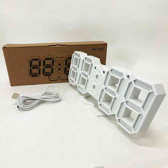 Настольные часы для офиса VST-883, Практичные электронные часы Настольные с большими цифрами AC-91 Ивано-Франковск