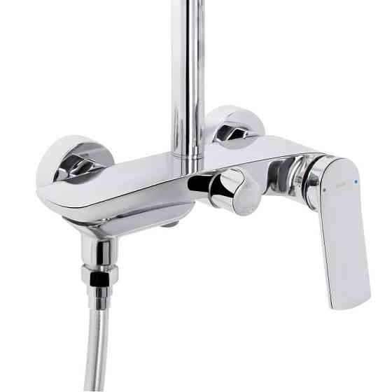 Душевая система из латуни Qtap Slavonice на три потребителя (с изливом) QTSLA111CRM45909 Chrome Харьков