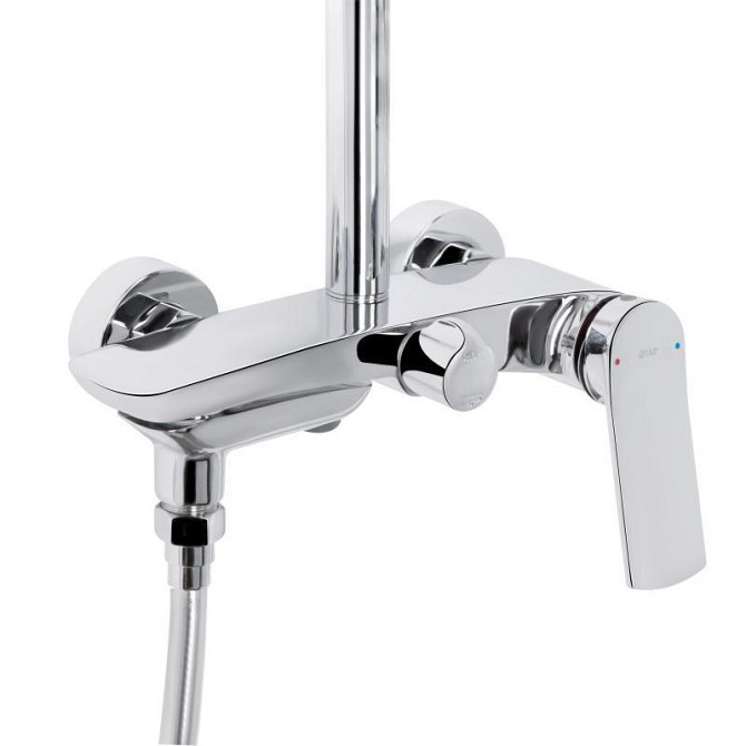 Душевая система из латуни Qtap Slavonice на три потребителя (с изливом) QTSLA111CRM45909 Chrome Харьков - изображение 4