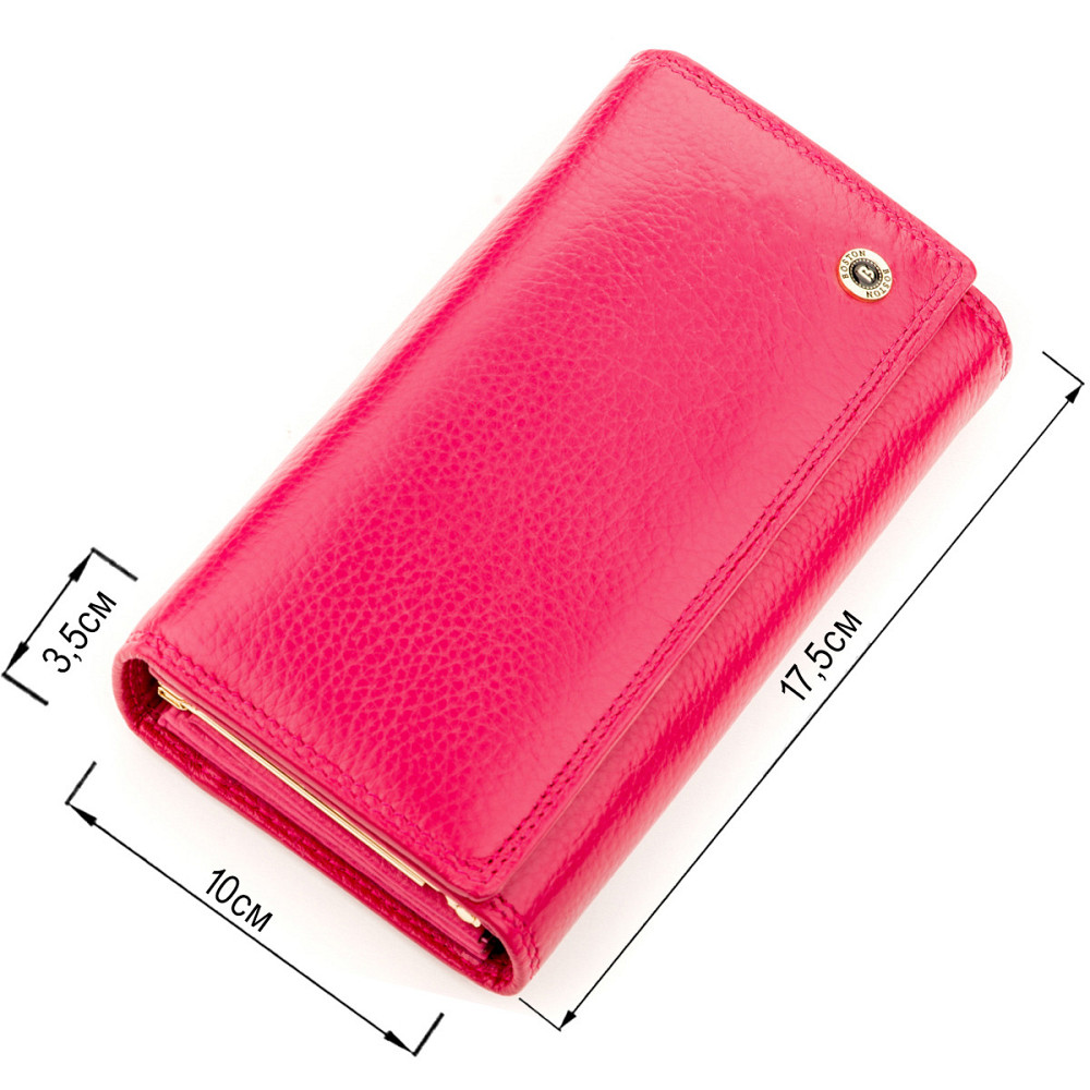 Кошелек женский очень красивый Розовый (Boston) Киев - изображение 7