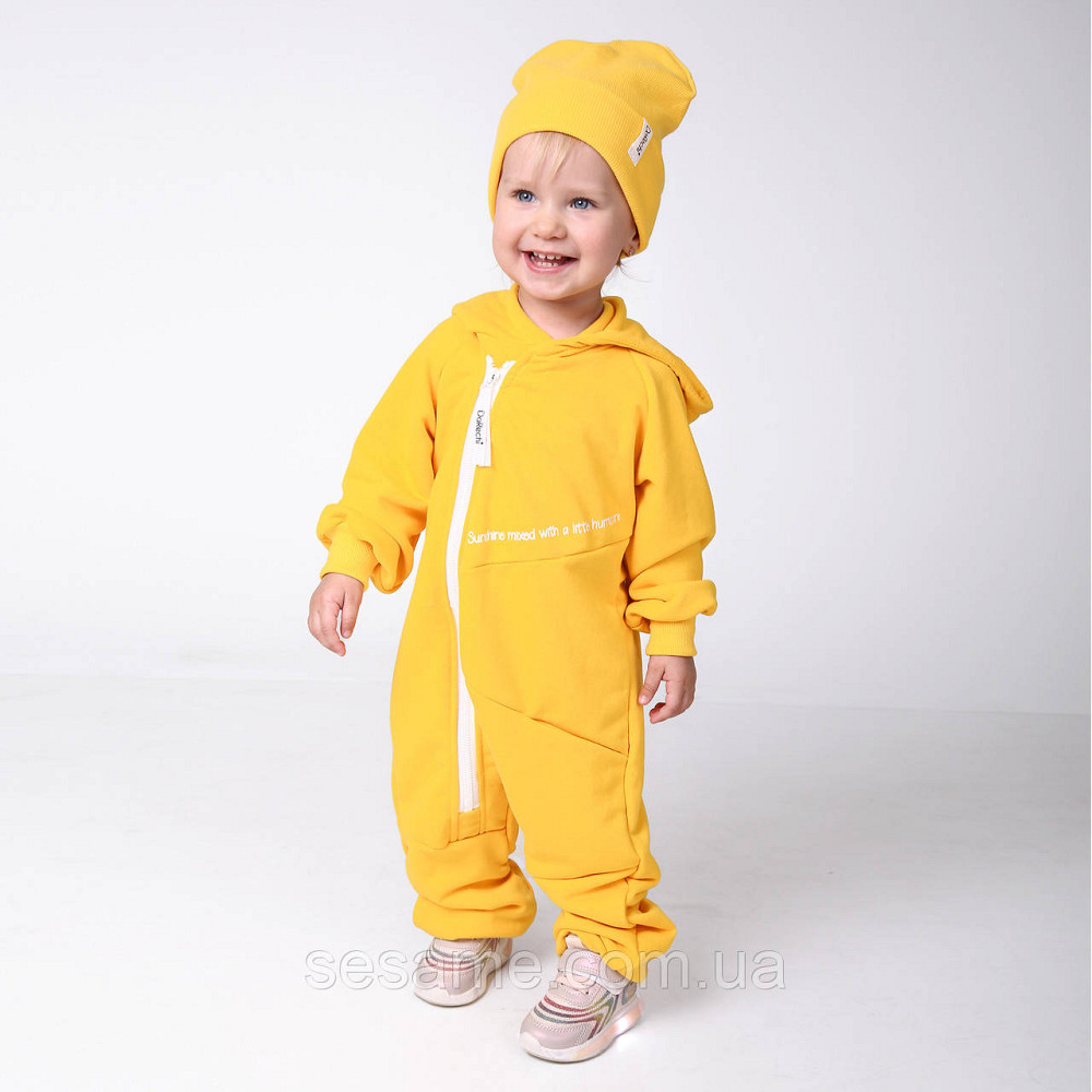 Комбінезон трикотажний ромпер Драйв Жовтий Харків - фото 4