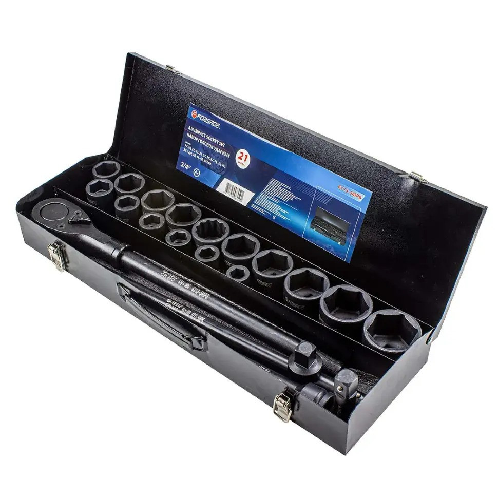 Набір ударних інструментів profi 3/4", 6 гр, 21 пр (17, 21, 22, 24, 27, 30, 32, 34, 35, 36, 12 гр, 38, Одеса - фото 2