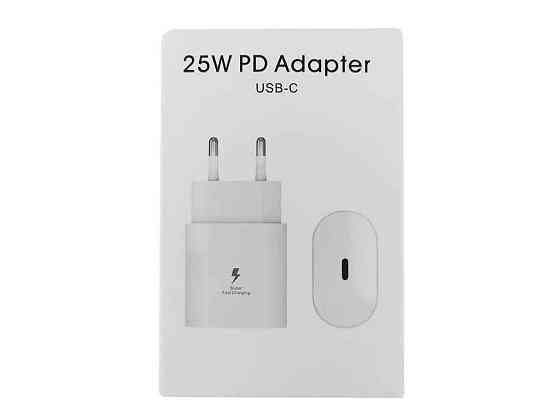 Мережевий зарядний пристрій PD Type-C S style PD25W (N L) білий ТМ GERLAX Київ