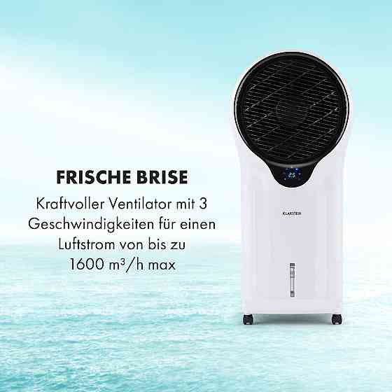 Whirlwind 3-в-1 вентиляторний зволожувач повітря з повітряним охолодженням 1600 м3/год 
            
                 90 Вт 
                
         Рівне