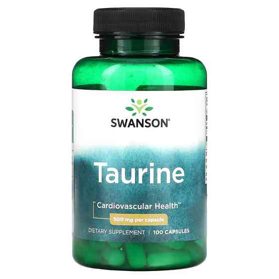 Амінокислота Таурин Swanson L-Taurine 500 mg, 100caps Луцьк